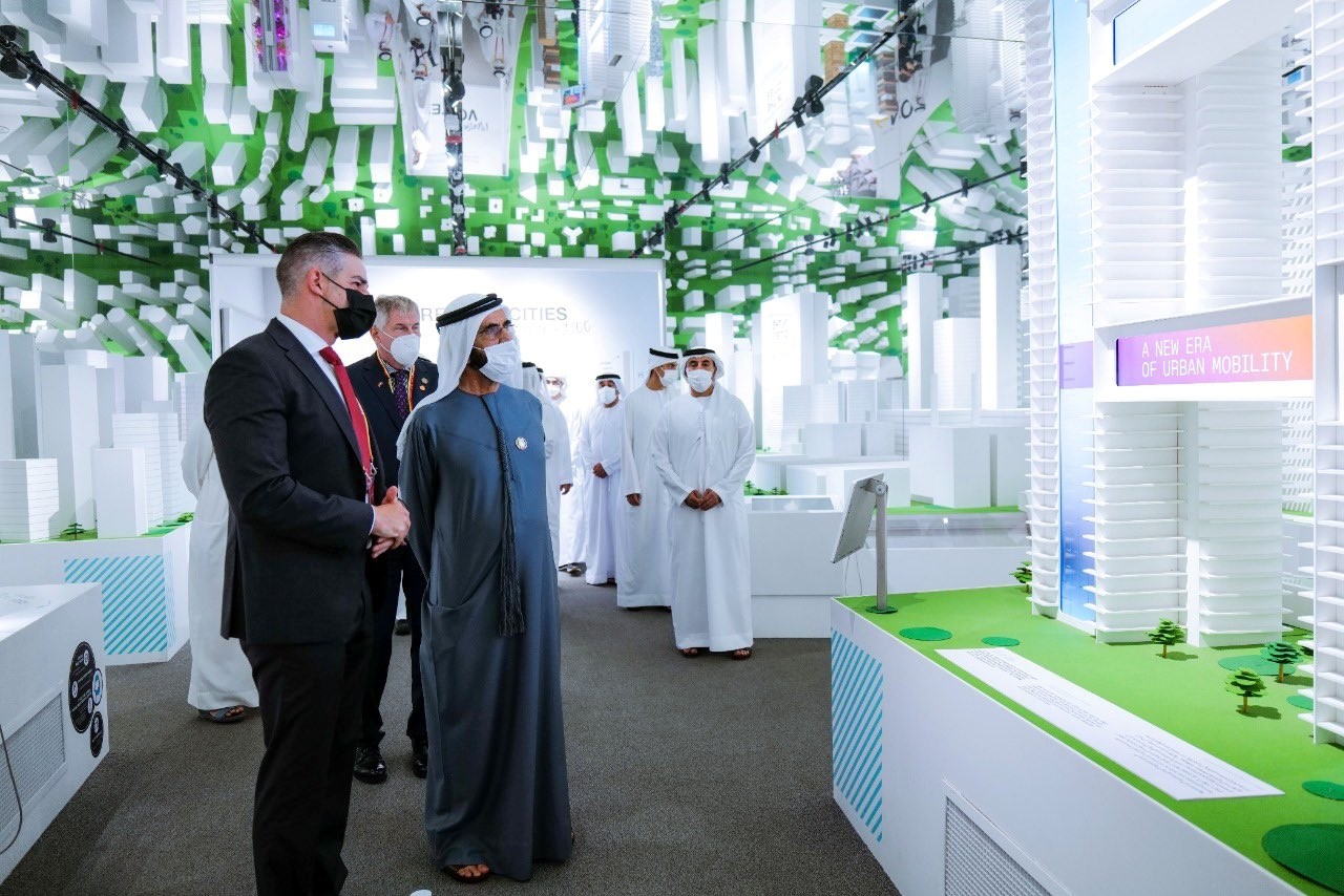 Mohammed bin Rashid visits German pavilion at Expo 2020 Dubai