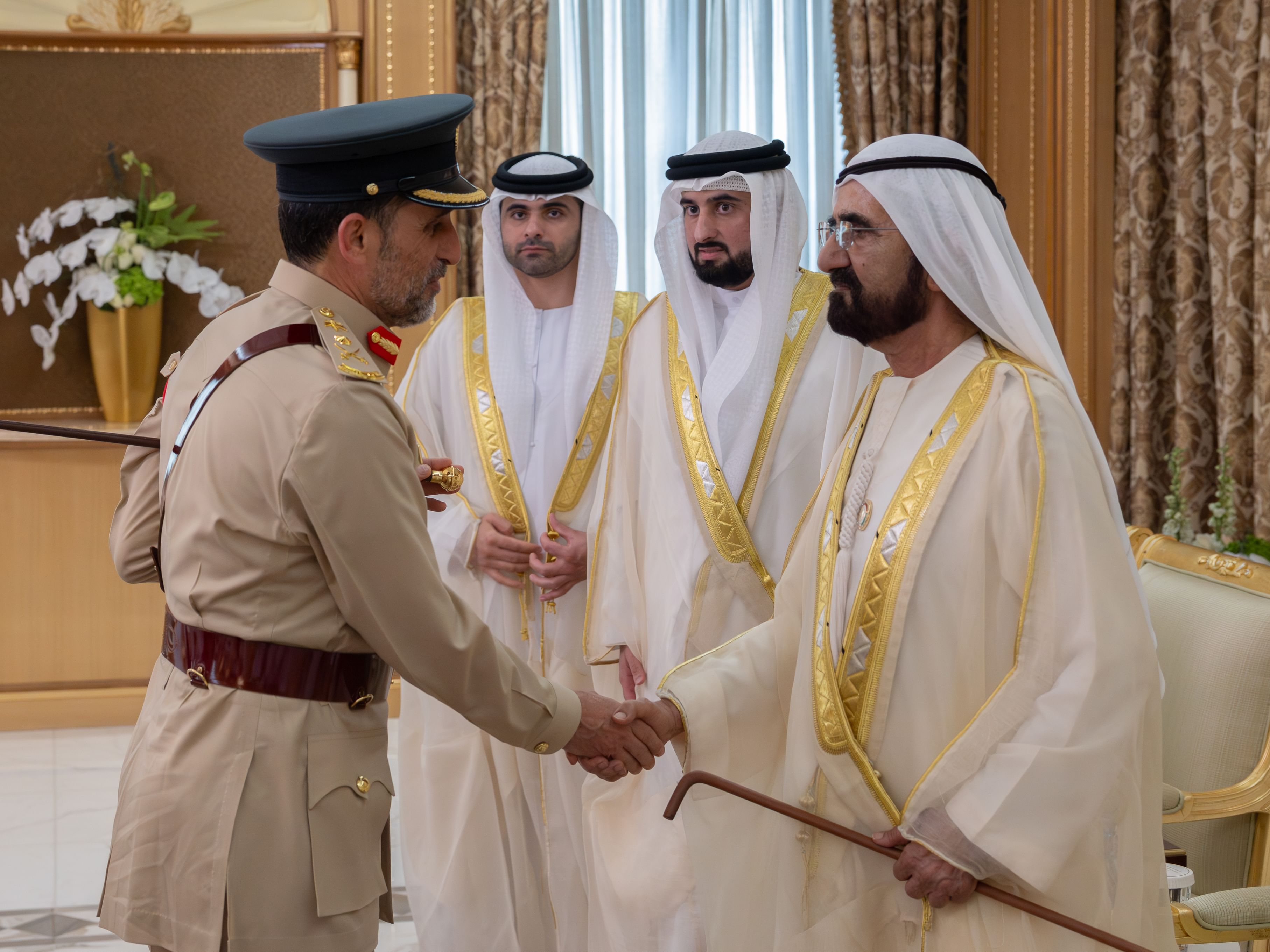 Mohammed bin Rashid receives Eid Al-Adha well-wishers at Za’abeel Majlis in Dubai
