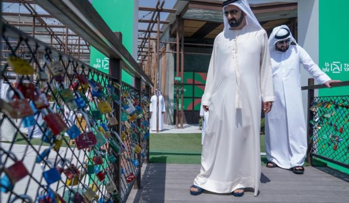 محمد بن راشد يزور الوجهة السياحيّة الخدميّة "ذا يارد" التابعة لـ"مراس" في منطقة الخوانيج
