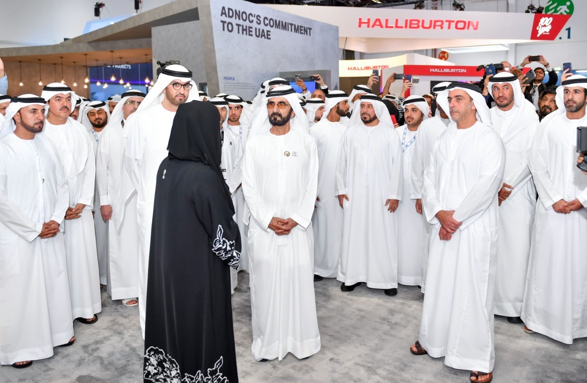 Mohammed bin Rashid visits ADIPEC 2019
