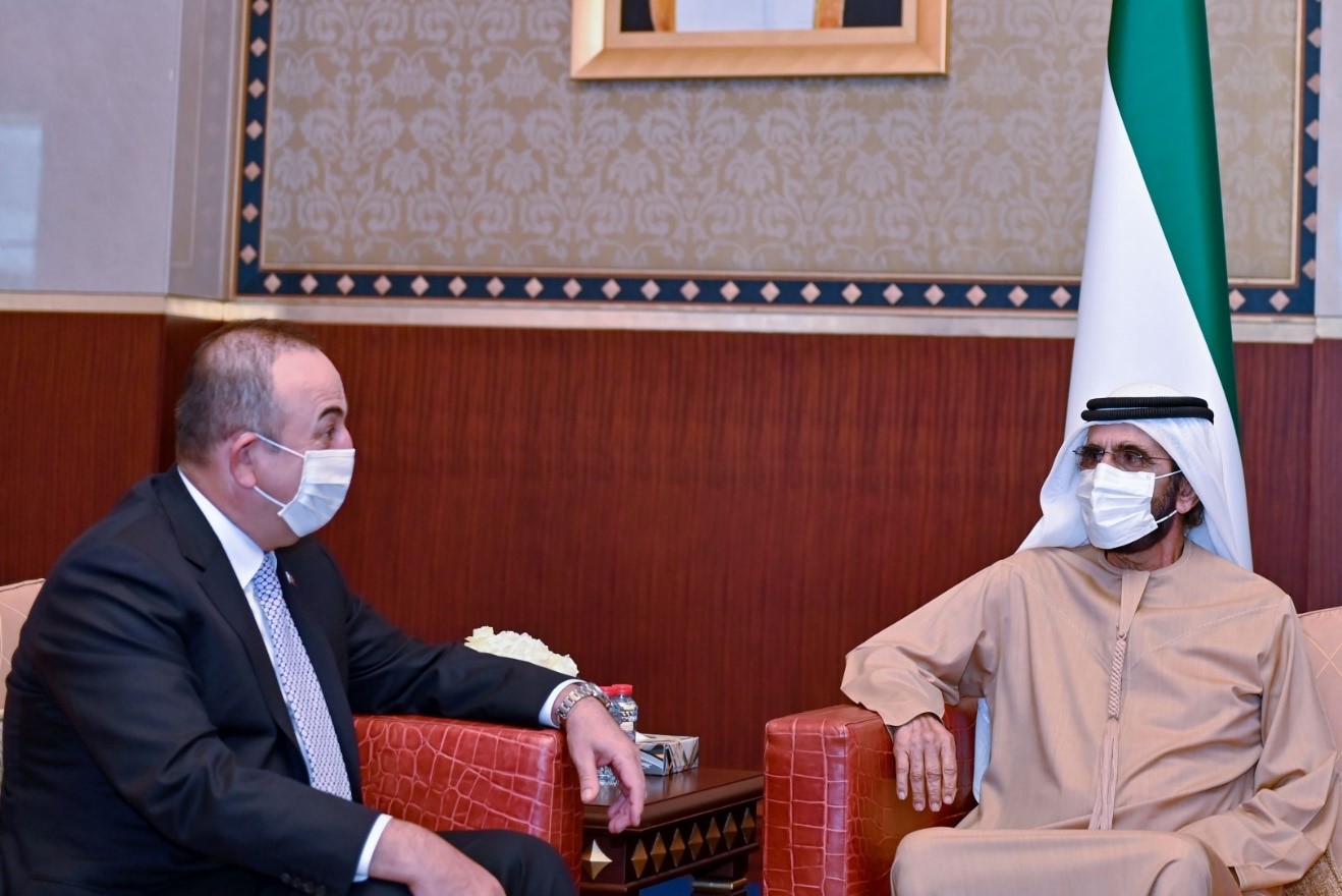 Mohammed bin Rashid meets with Turkey's Foreign Minister