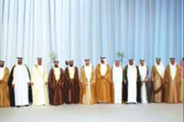 Mohammed bin Zayed and Hamdan bin Rashid attend Al Nahyan and Al Maktoum wedding ceremonies