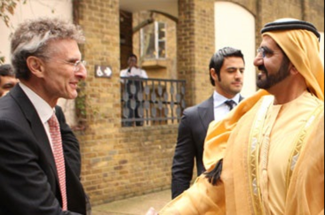 Mohammed bin Rashid visits London Business College