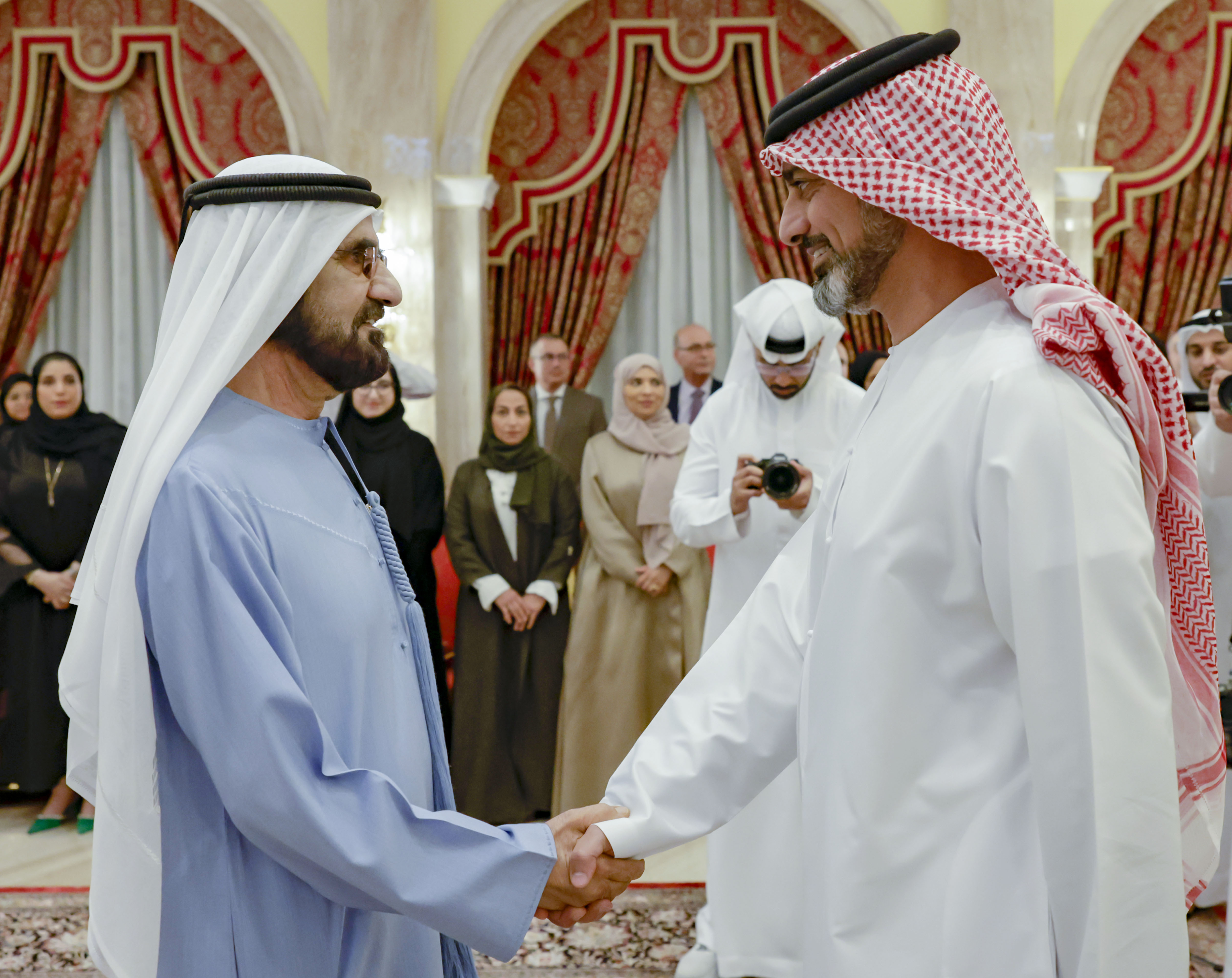 Mohammed bin Rashid meets with Crown Prince of Ajman