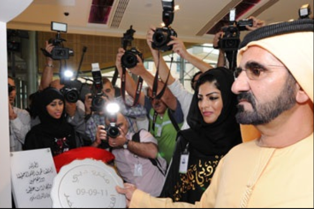 Mohammed bin Rashid inaugurates Dubai Metro Green Line