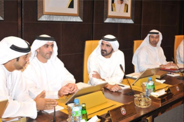 Mohammed bin Rashid Chairs a Cabinet Meeting 