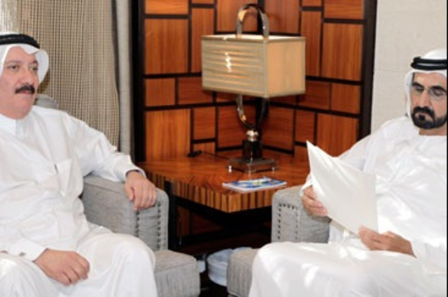 Mohammed bin Rashid receives letter from Qatar's Prime Minister 