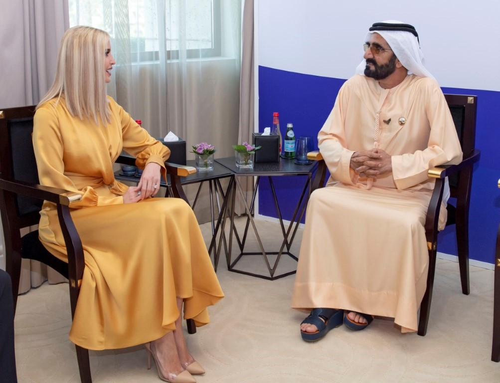 Dubai Ruler receives Ivanka Trump at GWFD 2020