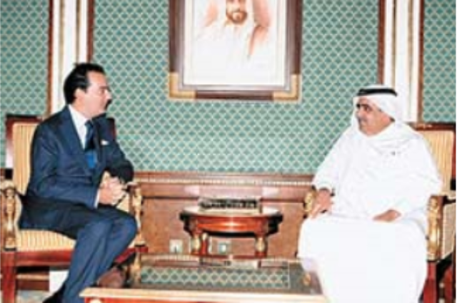 Hamdan Bin Rashid receives Italian Ambassador to the UAE