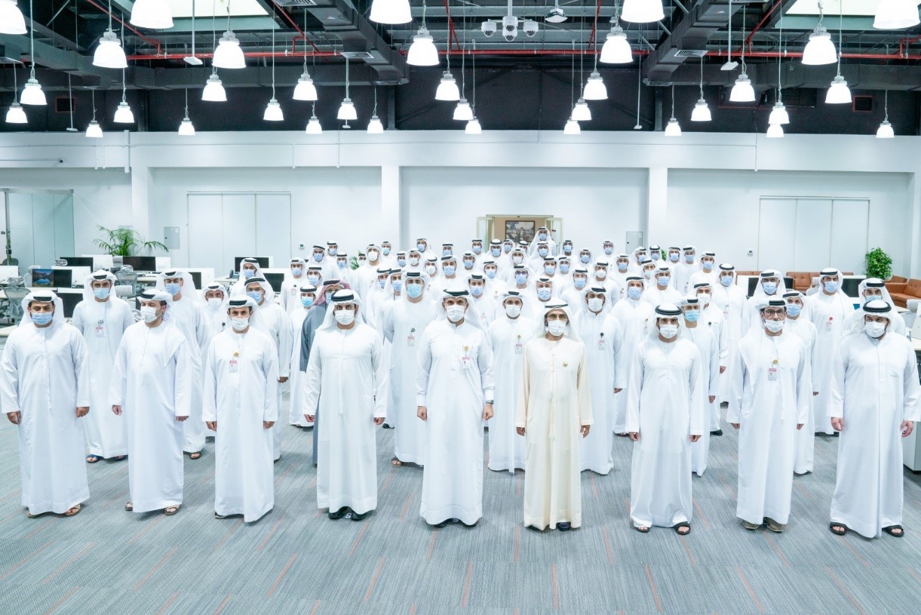 Mohammed bin Rashid visits the State Security Department’s headquarters in Dubai