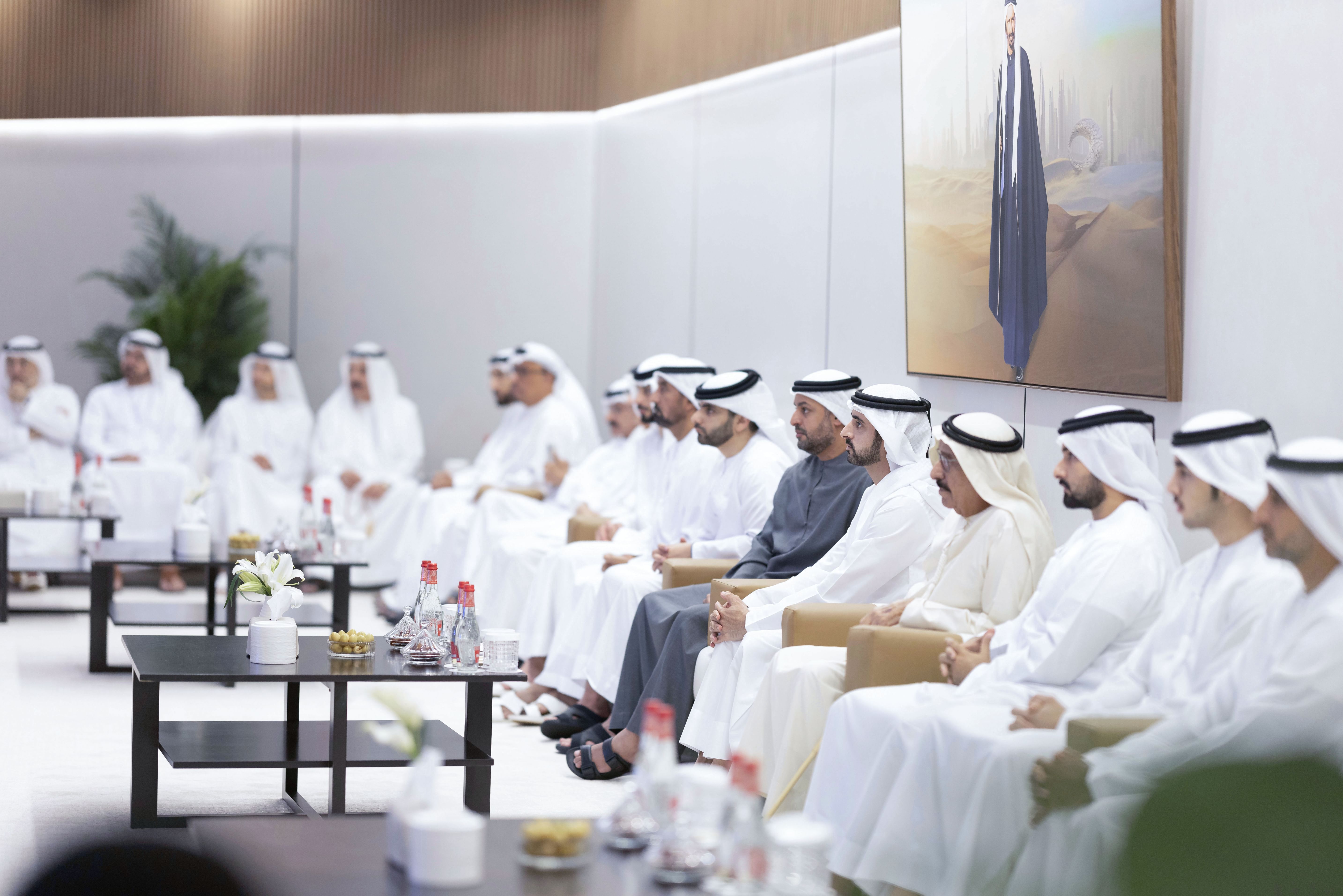 Hamdan bin Mohammed receives Ramadan well-wishers