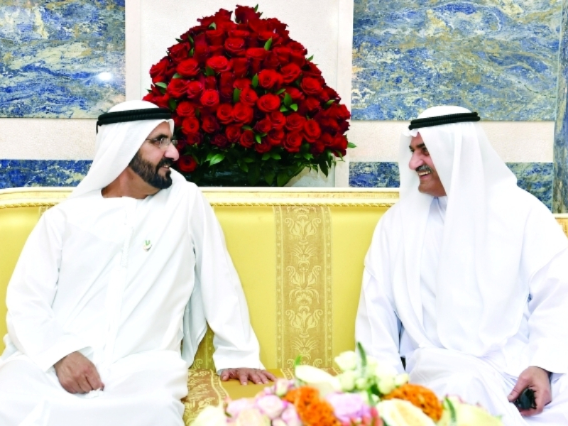 محمد بن راشد يستقبل رئيستي جمهورية مالاوي و ليبيريا