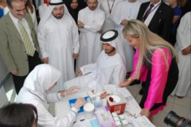 Majed Bin Mohamed Bin Rashid visits Al Badaa Health Center in support of Diabetes Awareness Campaign 