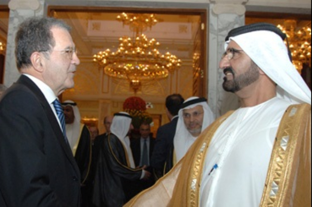 Mohammed Bin Rashid receives the Italian Prime Minister
