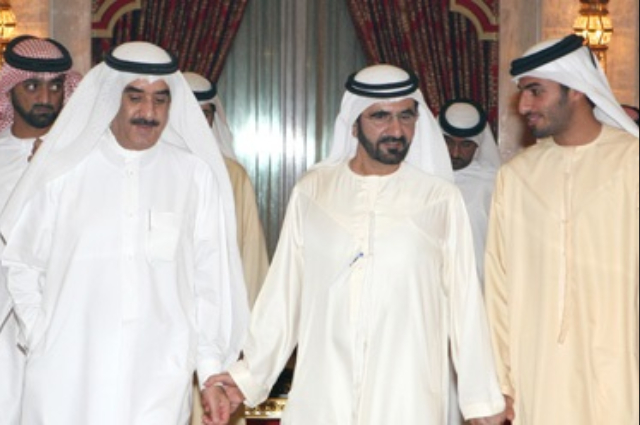 Mohammed bin Rashid receives a number of Crown Princes and Deputy Rulers
