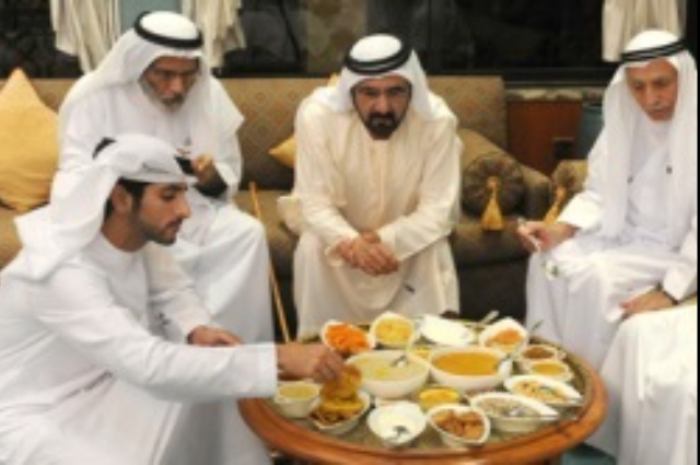 Mohammed bin Rashid receives dignitaries
