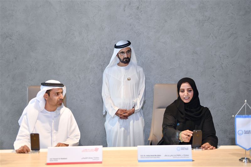 محمد بن راشد يشهد توقيع اتفاقية تفعيل الشهادات الرقمية