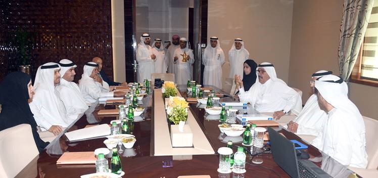 Hamdan bin Rashid chairs the Board meeting of the Board of Directors at its seventh session