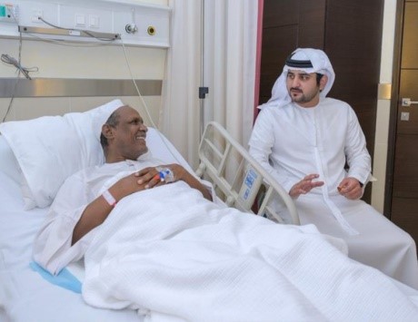 Maktoum bin Mohammed visits Dubai Courts judge in hospital