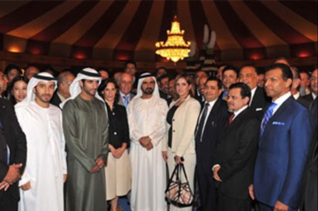 Mohammed Bin Rashid Meets Chairmen of Arab and Foreign Companies and Institutions 