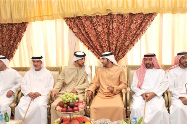 Hamdan bin Mohammed attends a luncheon 