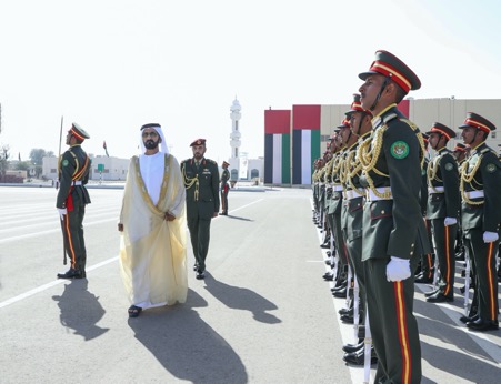 Mohammed bin Rashid attends graduation of Zayed II Military College officers