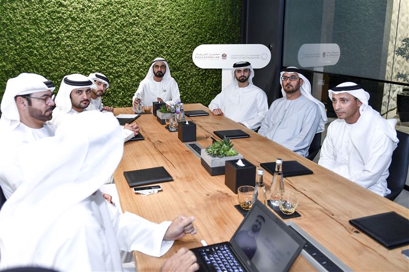 Mohammed bin Rashid visits Legislations Lab