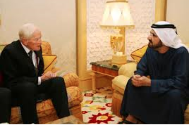 Mohammed Bin Rashid receives Chairman and Owner of A.P. Moller–Maersk