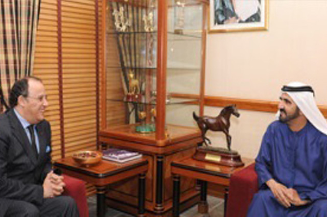 Mohammad Bin Rashid Receives Moroccan Minister of Foreign affairs and cooperation 
