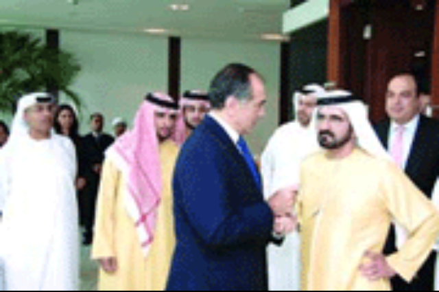 Mohammed Bin Rashid meets the Chairman of Morgan Stanley International