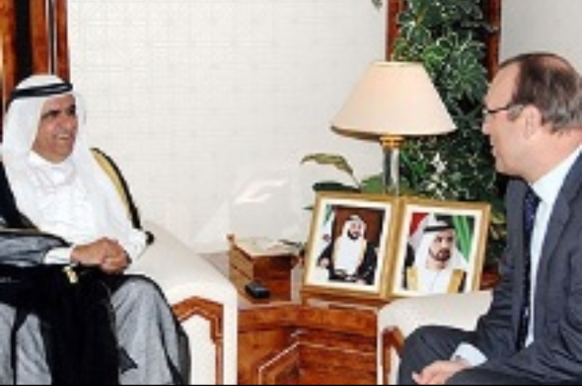Hamdan Bin Rashid receives Consul General of New Zealand and Consul General of Netherlands