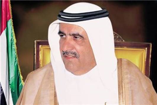 Hamdan bin Rashid attends the 38th edition of the Dubai International Arabian Horse Race