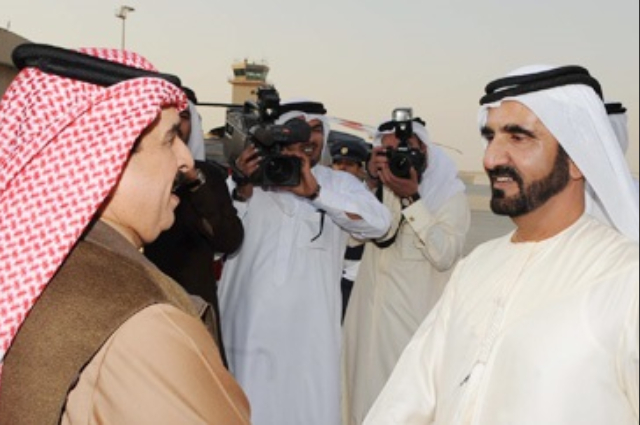 Mohammed bin Rashid meets King of Bahrain