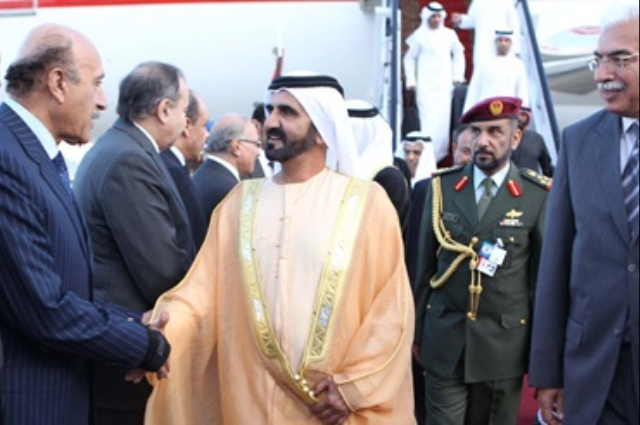 Mohammed bin Rashid arrives in Sharm El Sheikh