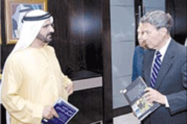 Mohammed bin Rashid meets with quality control concept founder 