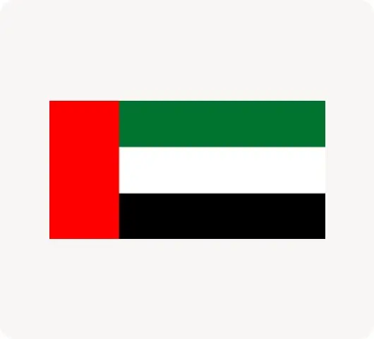 The United Arab Emirates Flag