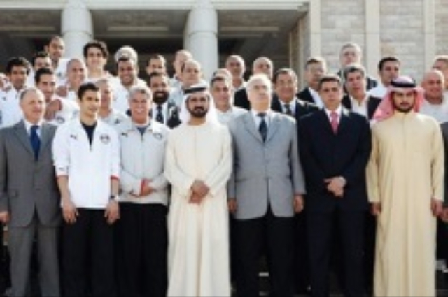 Mohammed bin Rashid receives Africa Cup Champs 