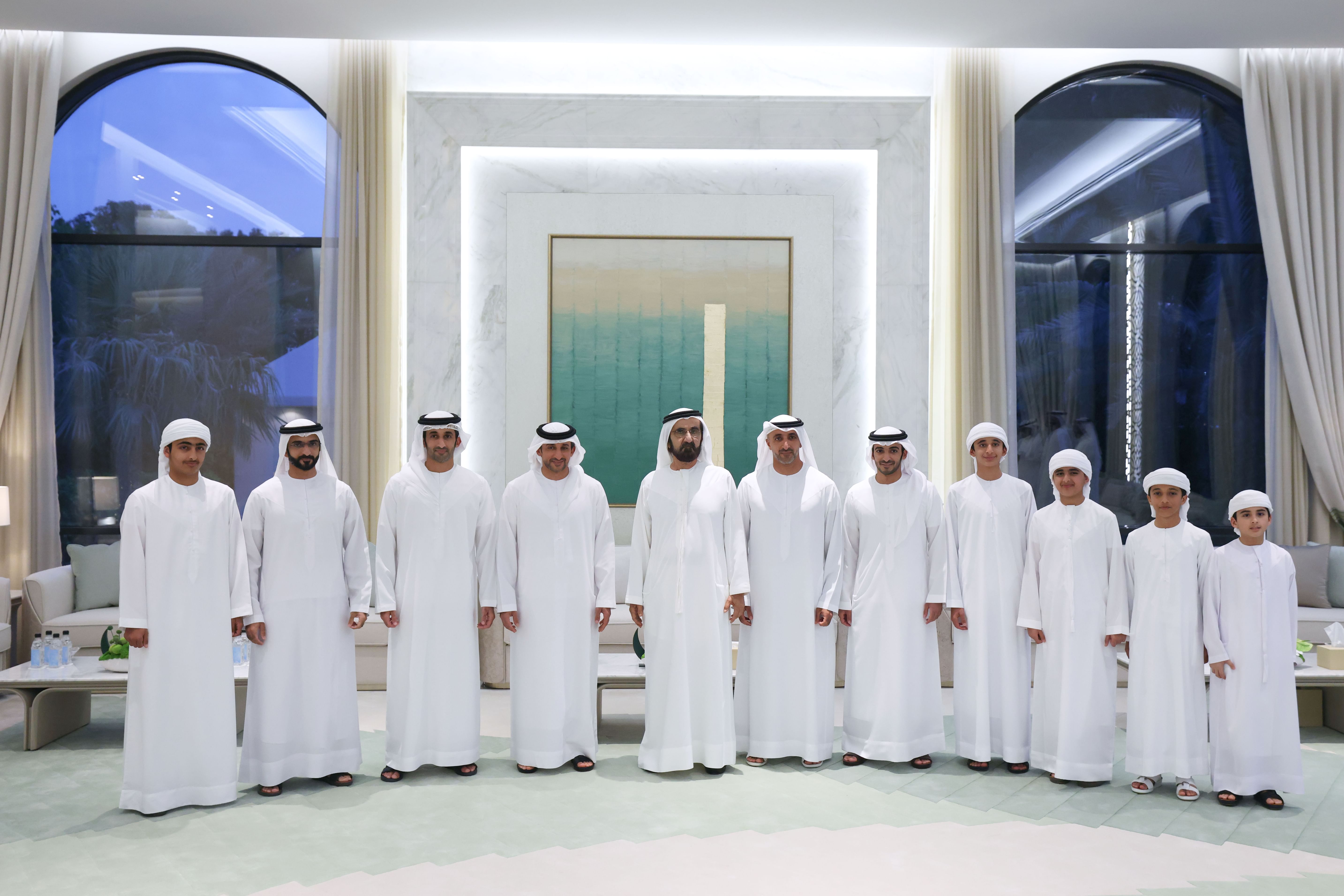 Mohammed bin Rashid attends Iftar banquet hosted by sons of late Dalmook bin Juma Al Maktoum