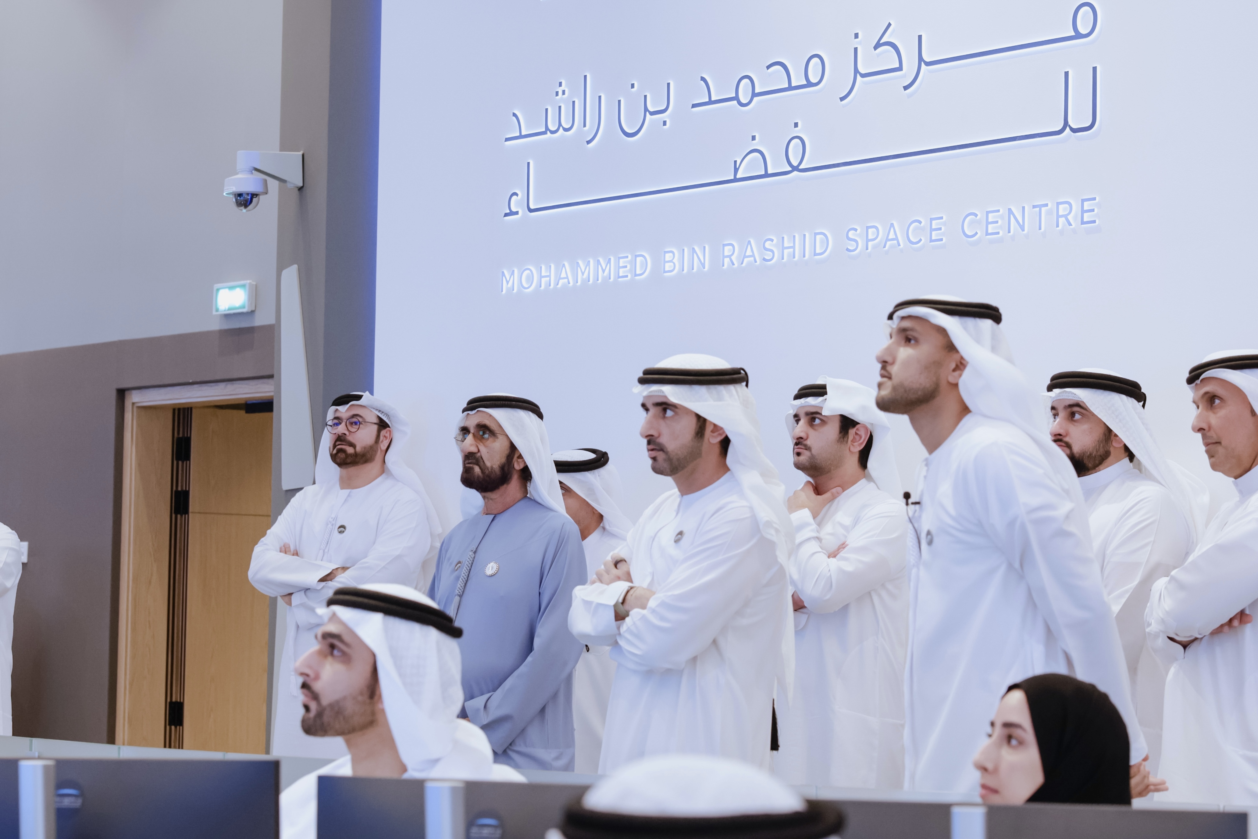 Mohammed bin Rashid visits MBRSC Mission Control Centre, witnesses Rashid Rover launch