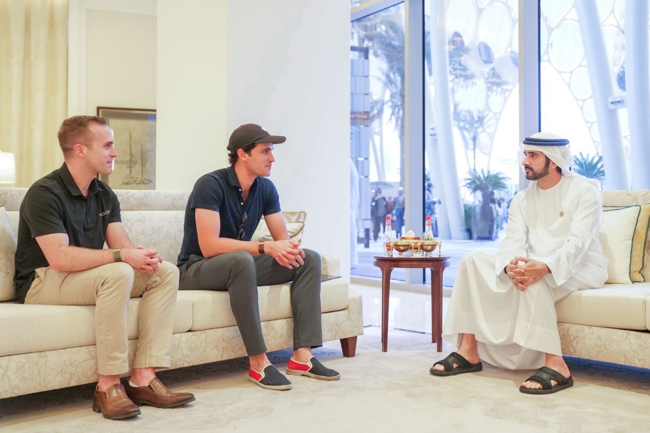 Hamdan bin Mohammed meets CEO of Whoop, tours pavilions of Morocco, Switzerland and Baden-Württemberg at Expo 2020 Dubai