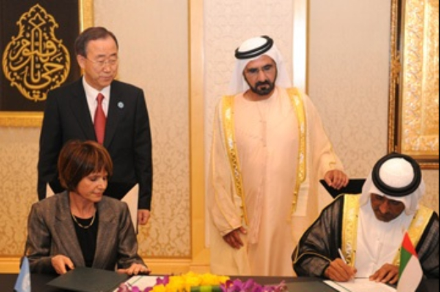 Mohammed bin Rashid receives Ban Ki-Moon