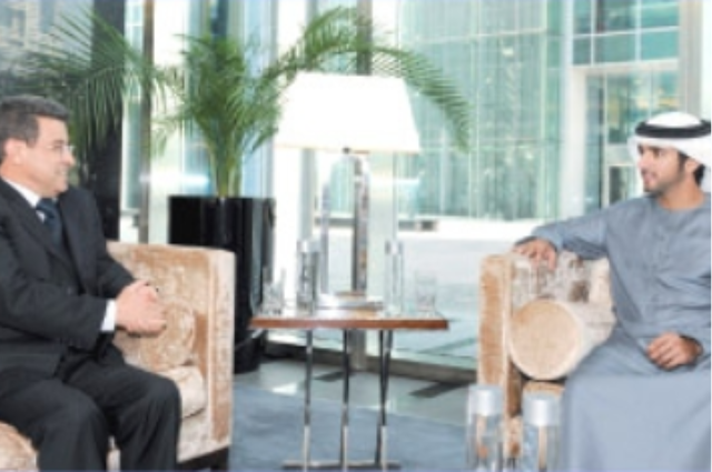 Hamdan Bin Mohammed Discusses Cooperation 