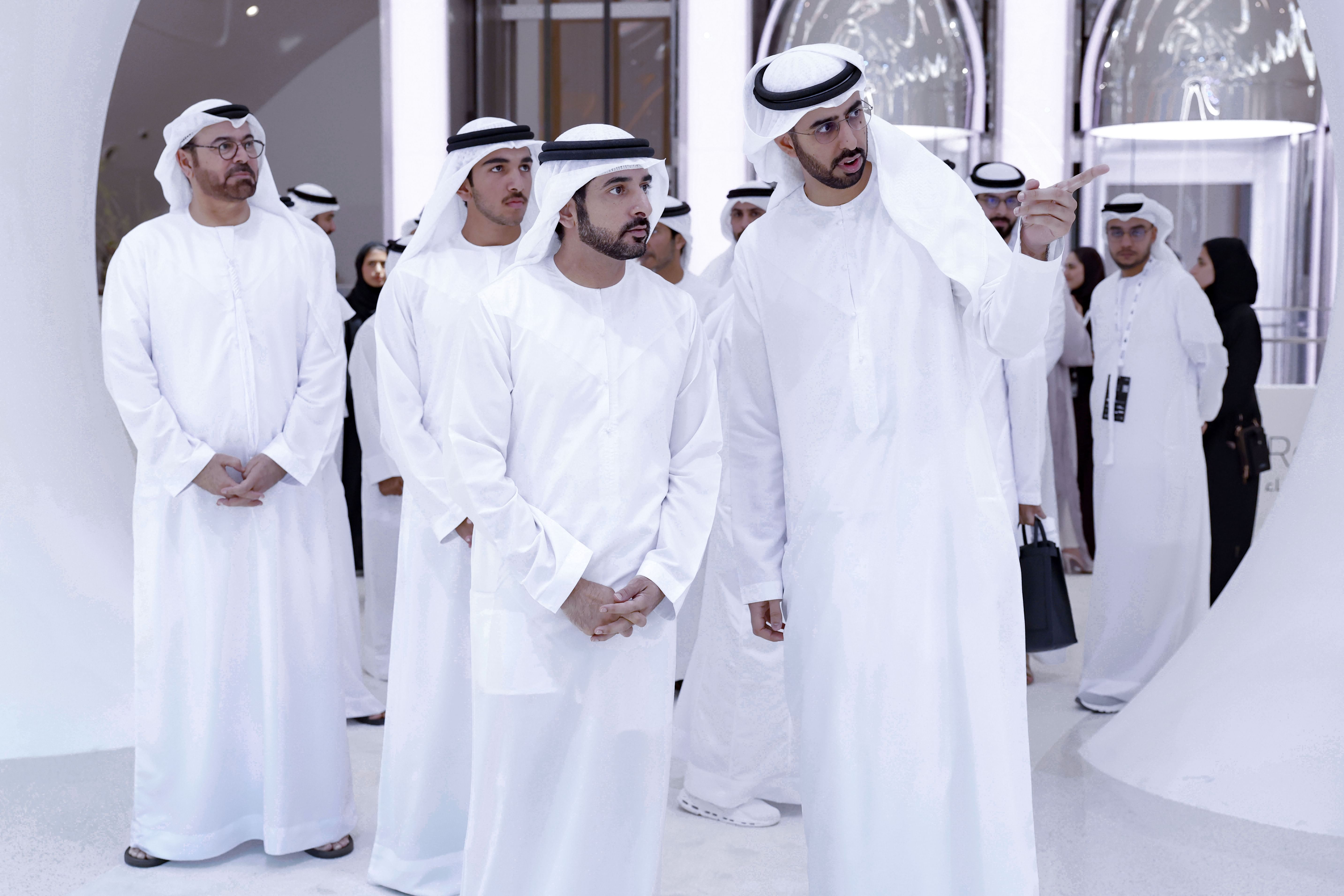 Hamdan bin Mohammed attends launch of Dubai AI Week 2025