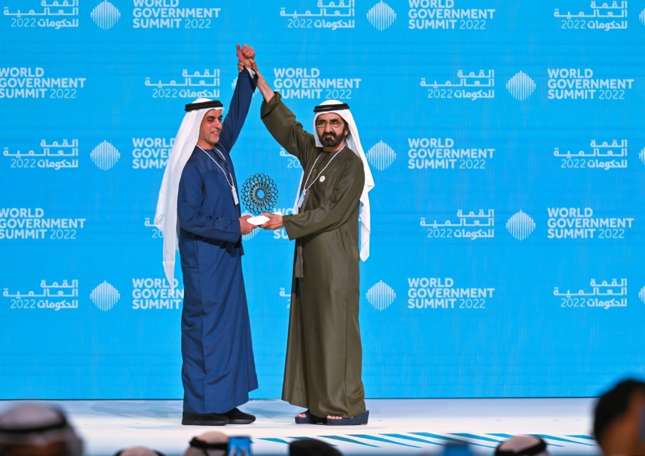 Mohammed bin Rashid honours Saif bin Zayed in recognition of his efforts to make Expo 2020 Dubai a success