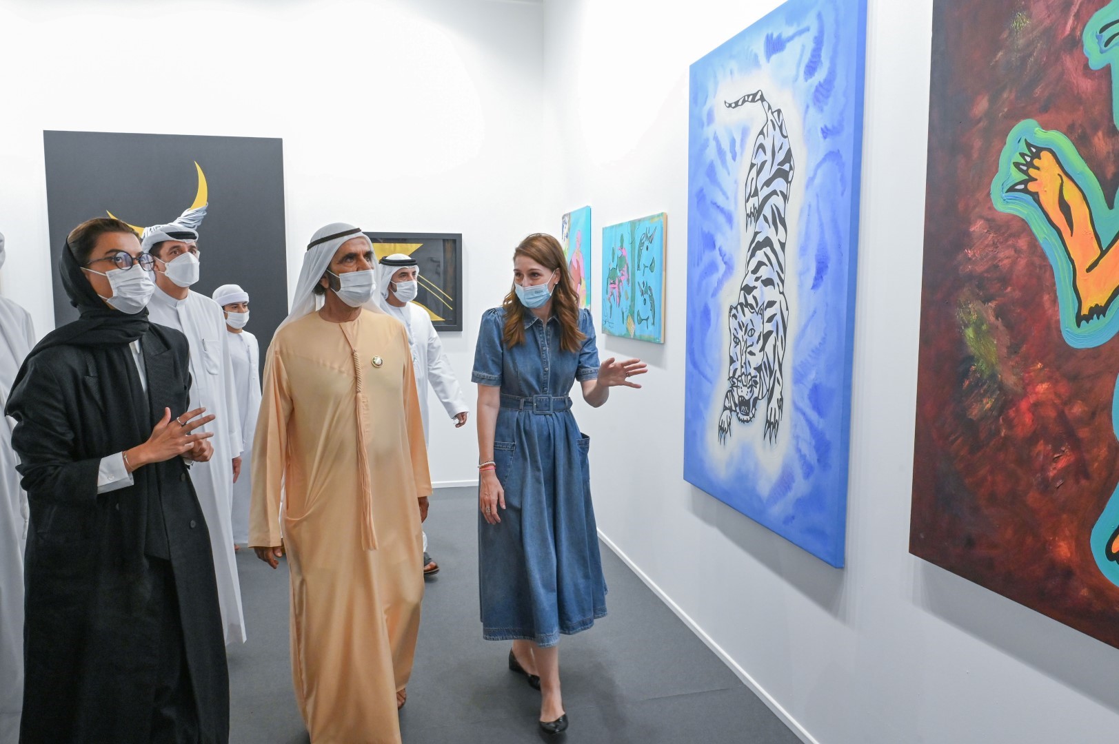 Mohammed bin Rashid attends official opening of Art Dubai 2022