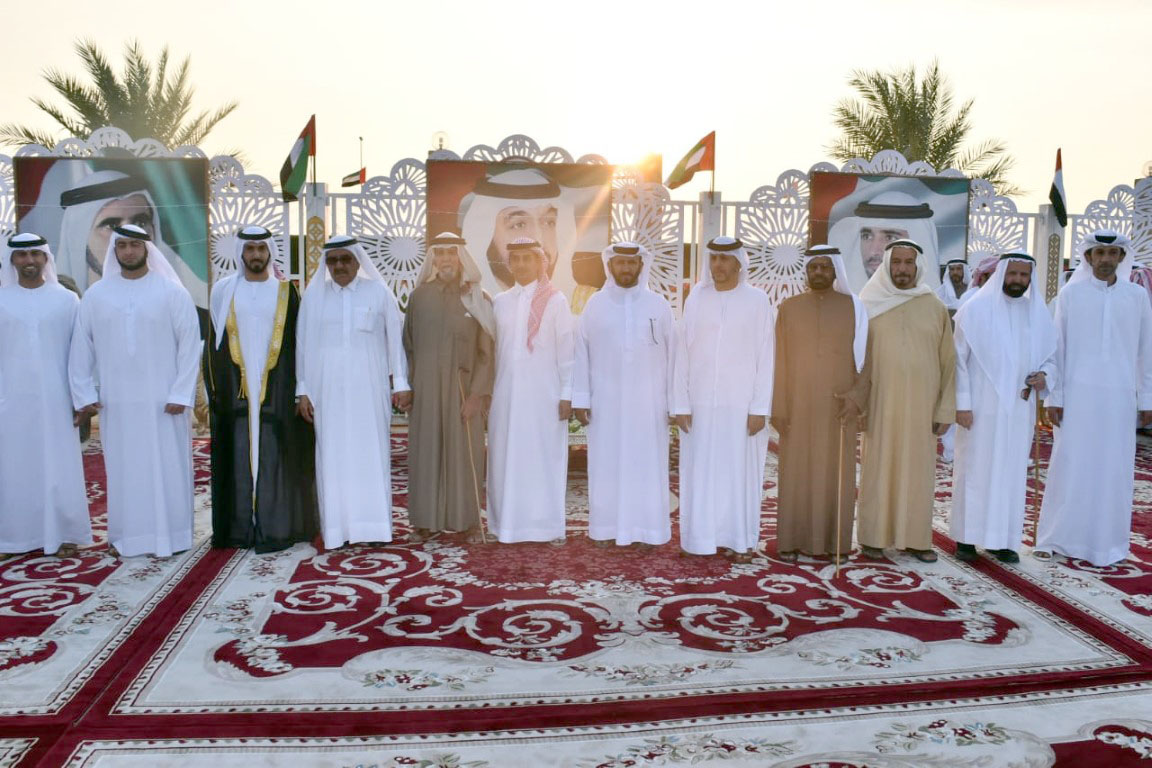 Hamdan Bin Rashid attends Al Mazrouei and Al Sabousi wedding