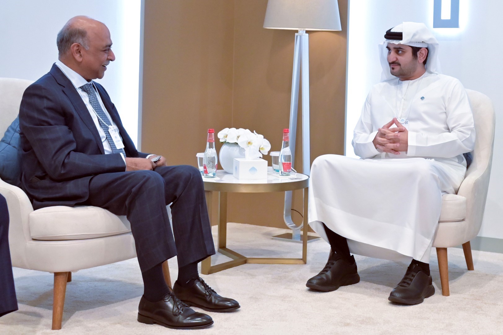 Maktoum bin Mohammed meets with Chairman and CEO of IBM