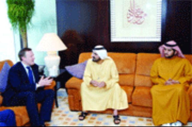 Mohammed Bin Rashid receives delegation from the British House of Common
