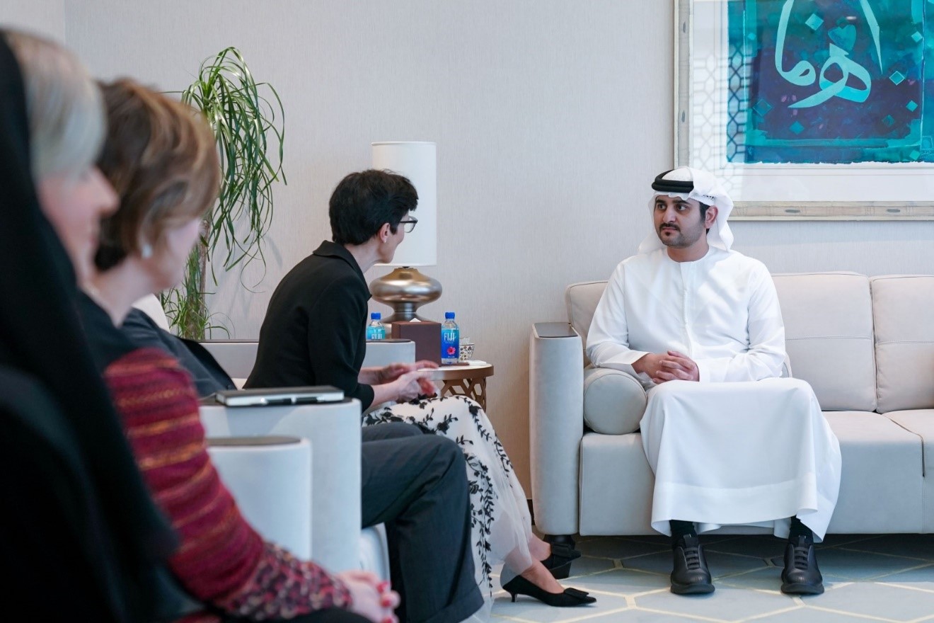 Maktoum bin Mohammed meets with CEO of Citigroup