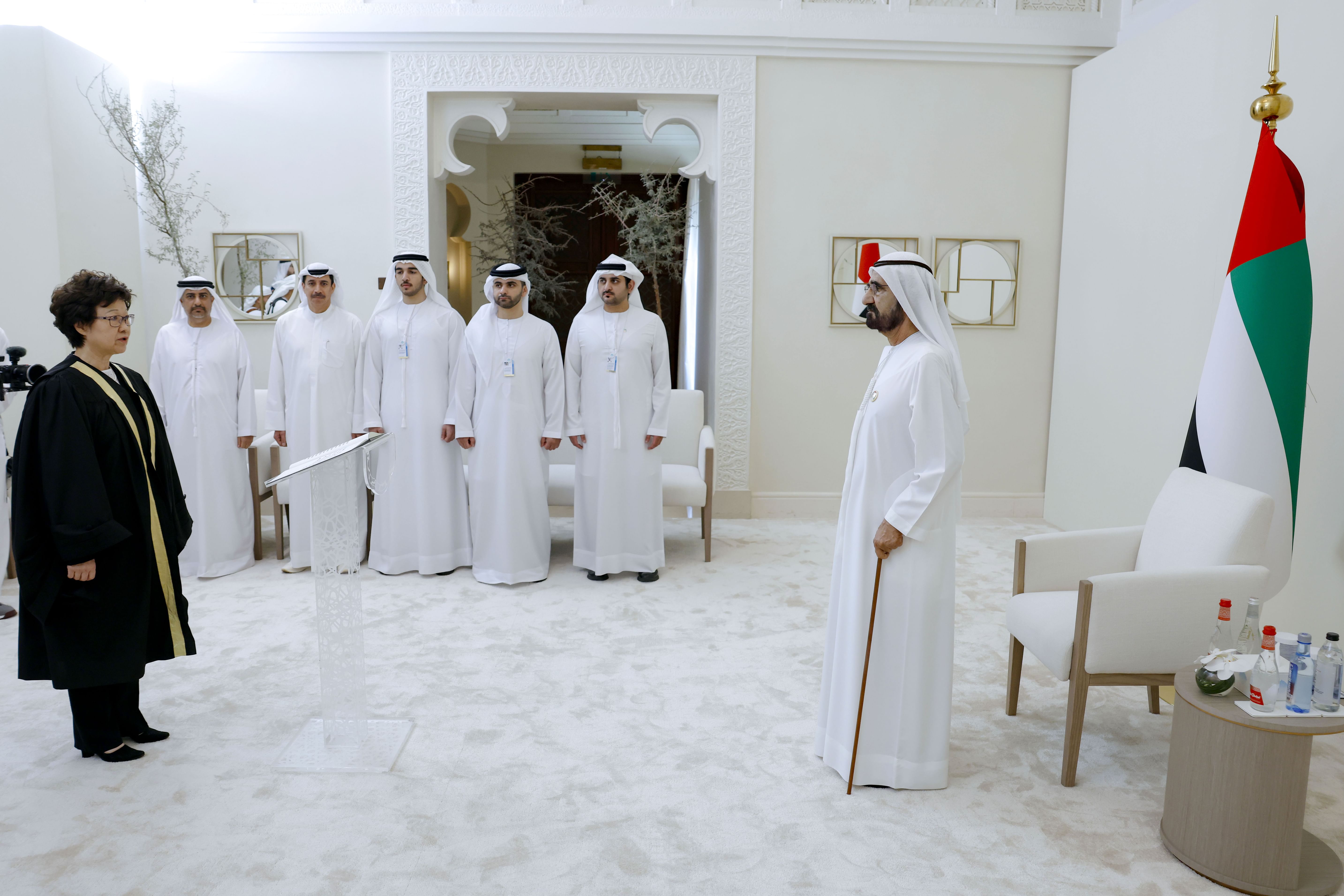 Mohammed bin Rashid swears in three new judges of DIFC Courts